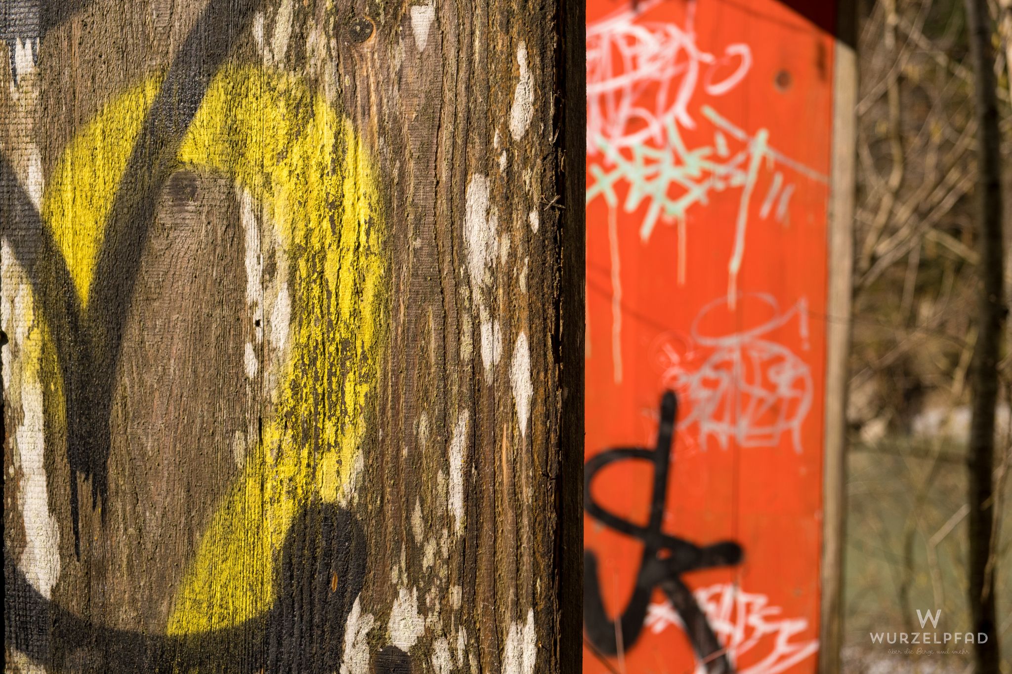 Graffity an der Bregenzer Ache